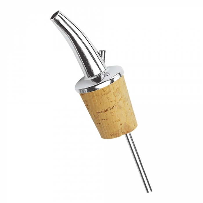 Ausgiesser Inox/Korken lang